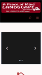 Mobile Screenshot of apeaceofmindlandscape.com